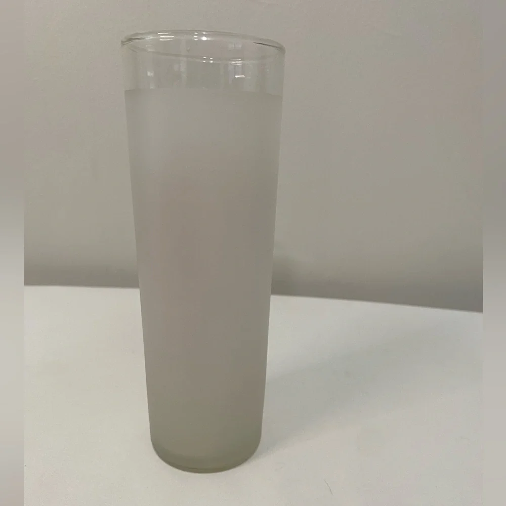Jackalope Punch Pump House East Daytona Florida 7 Inch Drink Glass Frosted